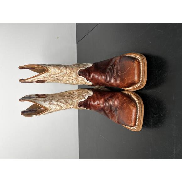 Justin Men's Bent Rail Performance Caddo Wide Square Toe Cowboy Boot - 8.5